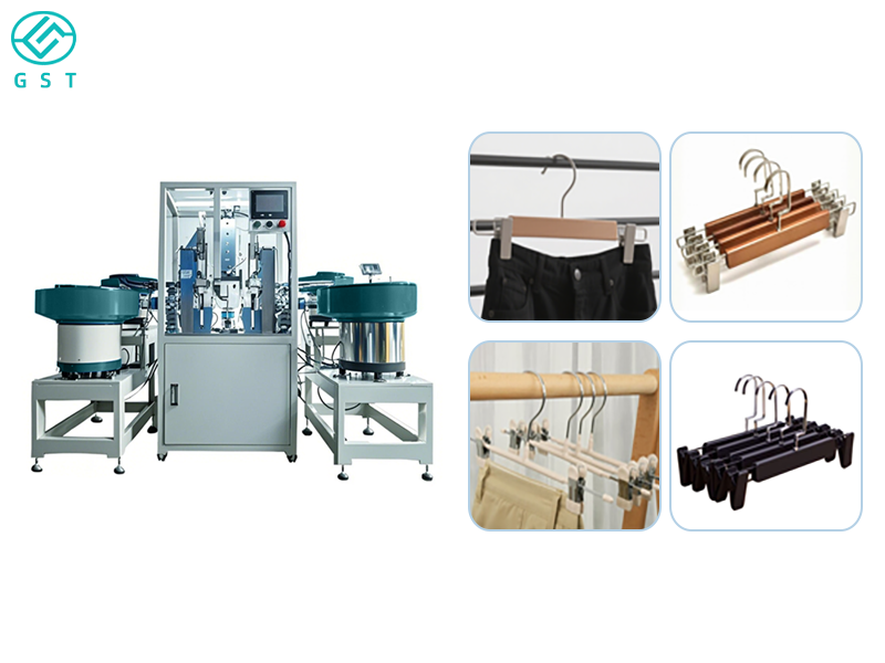 Automatic trouser hanger assembly machine | Intelligent hang