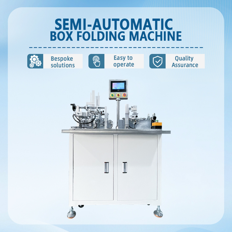 Semi-automatic paper box folding machine | Semi-automatic pa